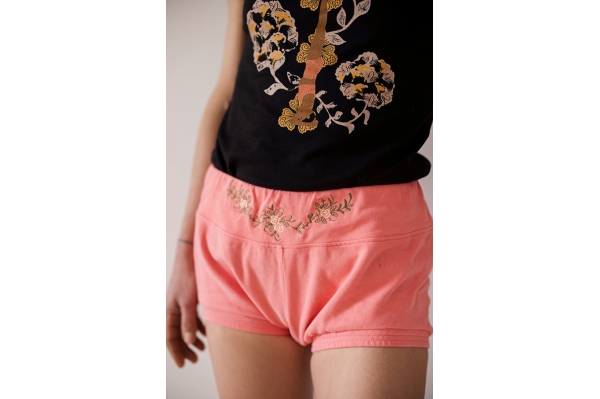 Embroidered shorts